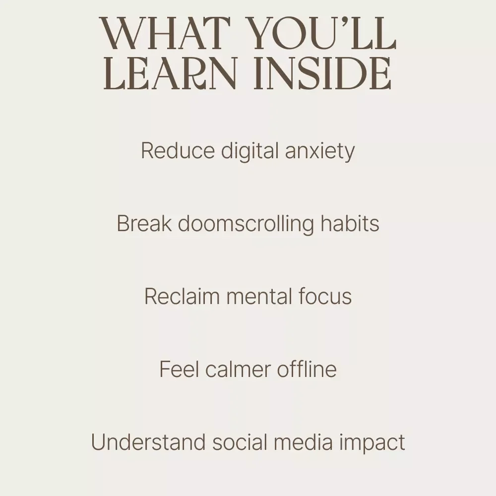 Heal Your Mind with Social Media Detox Guide – Digital Mental Health Reset, Does Deleting Social Media Improve Mental Health Workbook & Self-Care Guide