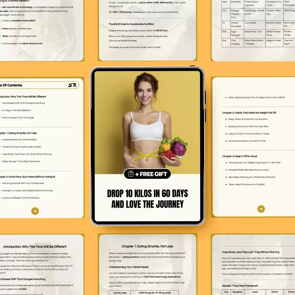 Drop 10 Kilos in 60 Days and Love the Journey - The Ultimate Guide to Losing 10 Kgs in 2 Months