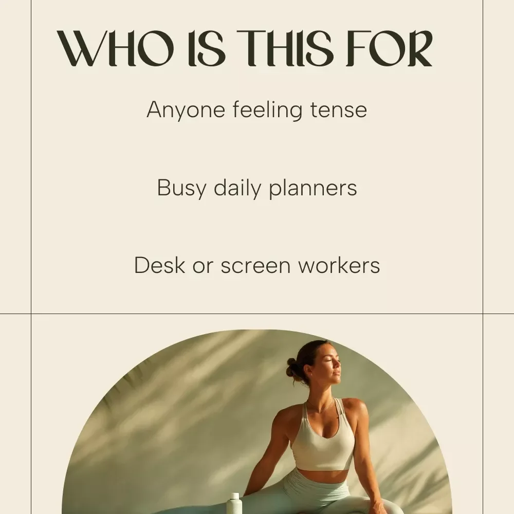 Your Step-by-Step Checklist for Full-Body Calm – Daily Deep Muscle Relaxation Checklist, Stress Relief Reset, PMR Routine for Mind & Body Ease