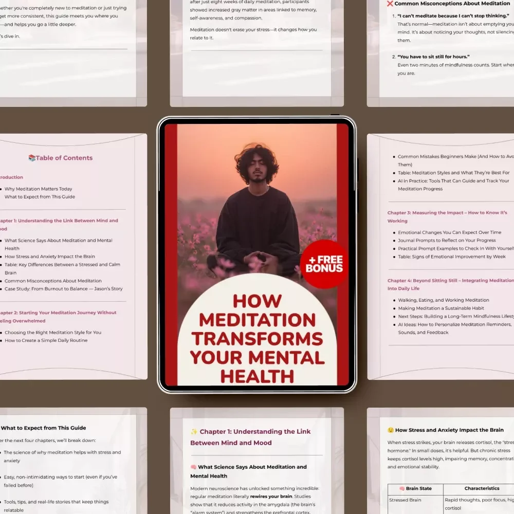How Meditation Transforms Your Mental Health – Practical Self-Care Guide for Stress Relief, Mindfulness, and Emotional Balance | Can Meditation Improve Mental Health