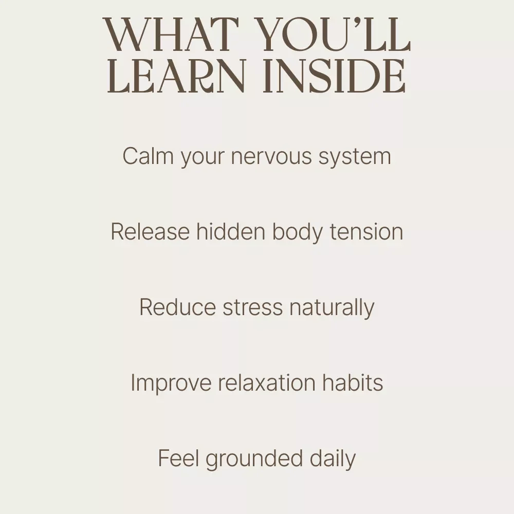 Breathe, Release, Restore Yourself with Progressive Muscle Relaxation – Guided Stress Relief, Mind Body Relaxation Practice, Calm Anxiety Naturally