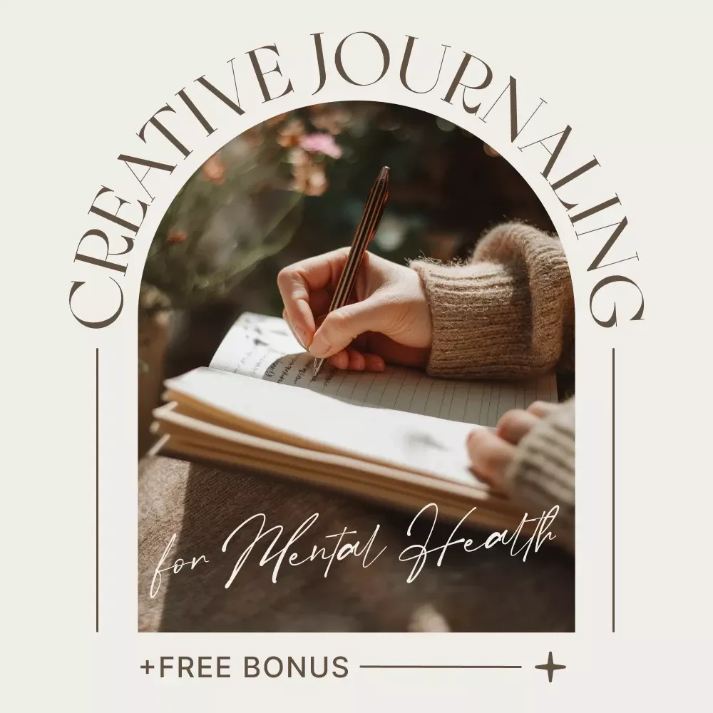 The Feel-Good Creative Journaling Checklist | A Gentle Guide to Creative Journaling for Mental Health | Printable Digital Download