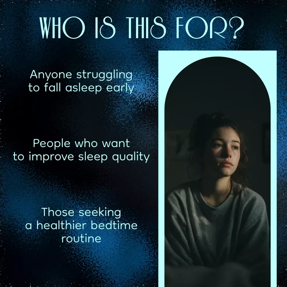 Your Simple Path to Falling Asleep Earlier Without the Struggle | Digital Guide for Better Sleep Habits