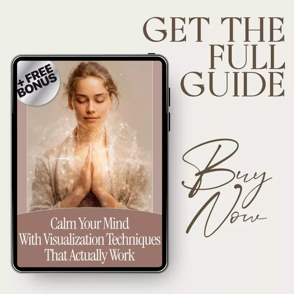 Calm Your Mind with Visualization Techniques That Actually Work | Stress Relief Guide, Mindfulness eBook, Anxiety Support Digital Download