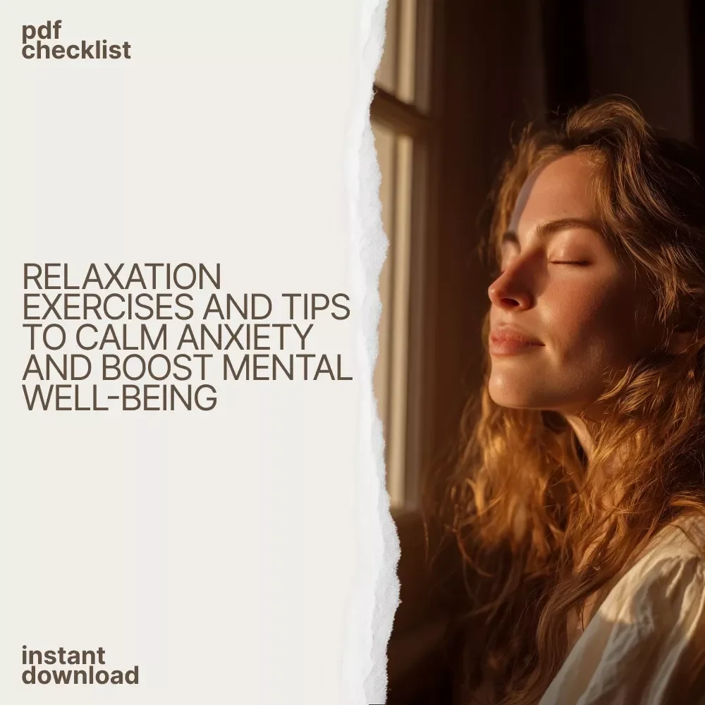 Feel-Good Checklist for a Calmer Mind and Happier You - Relaxation Exercises for Anxiety