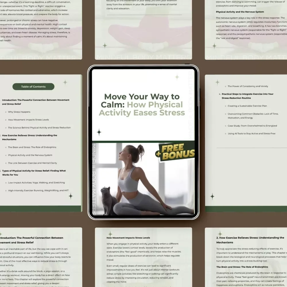 Move Your Way to Calm: How Physical Activity Eases Stress – Practical Guide to Physical Activity and Stress Reduction, Simple Daily Movement for a Calmer Mind