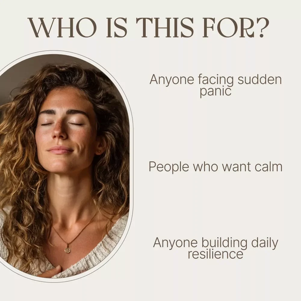 Simple Ways to Stop Panic in Its Tracks – Practical Guide with Breathing Exercises for Panic Attacks, Instant Calm Techniques, Digital Download