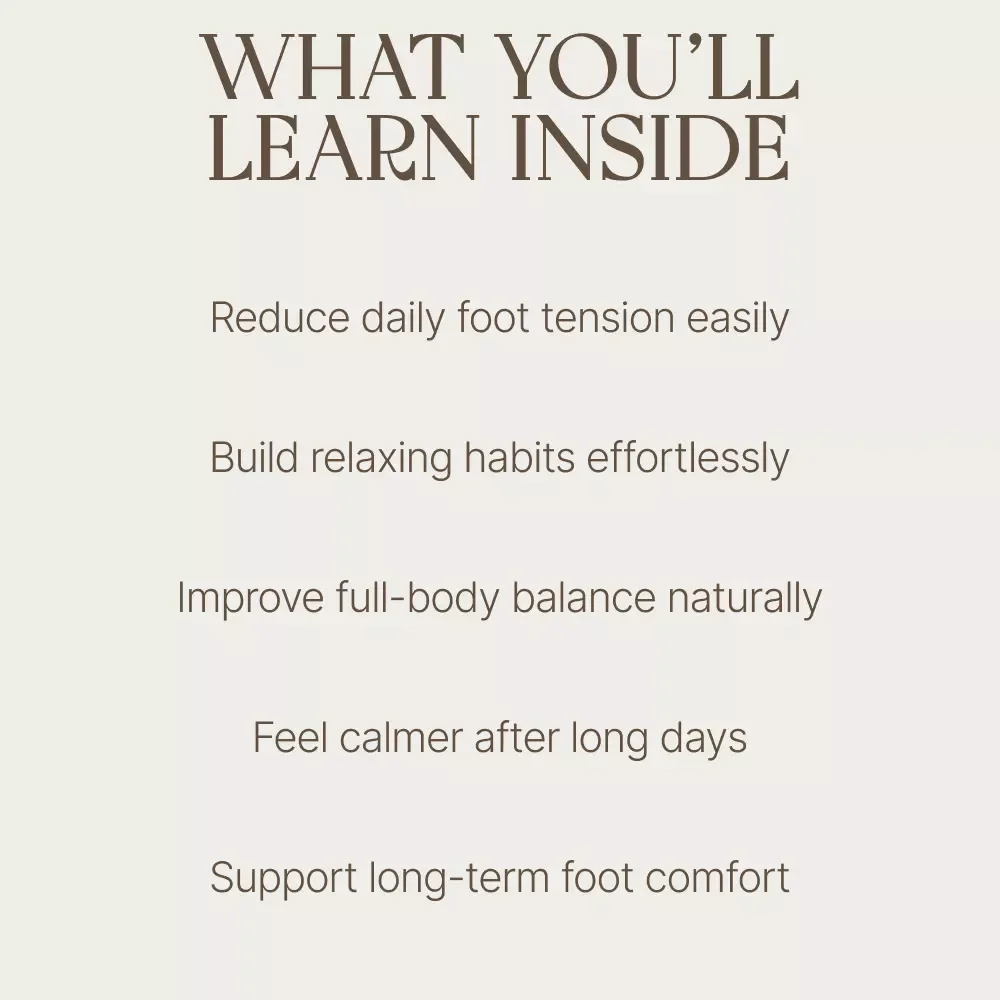 A Simple Guide to Relaxing Your Feet and Recharging Your Body | Foot Relaxation Guide for Full-Body Relief, Daily Recovery & Stress Reset