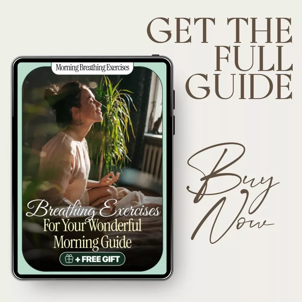 Breathing Exercises for Your Wonderful Morning Guide | Morning Breathing Exercises Guide for Calm, Focus & Energy | Digital Download