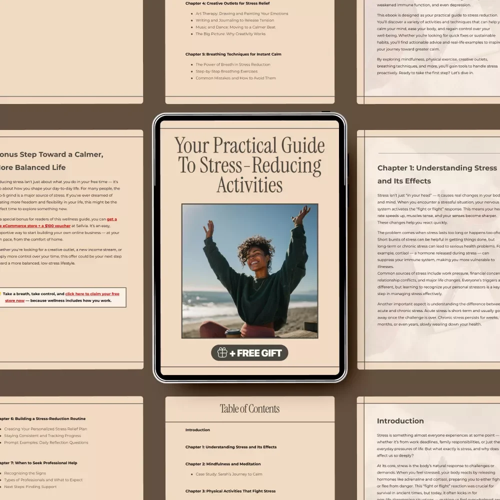 Your Practical Guide to Stress-Reducing Activities – Simple Stress Reduction Activities Ebook for Calm, Balance, and Daily Relief
