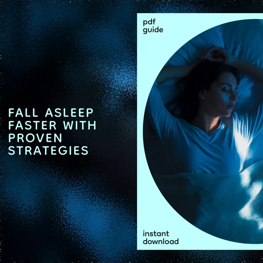 Your Guide to Falling Asleep Faster Every Night – Digital Download Sleep eBook, Checklist & Step-by-Step Guide for Quick Sleep, Better Rest & Nightly Relaxation