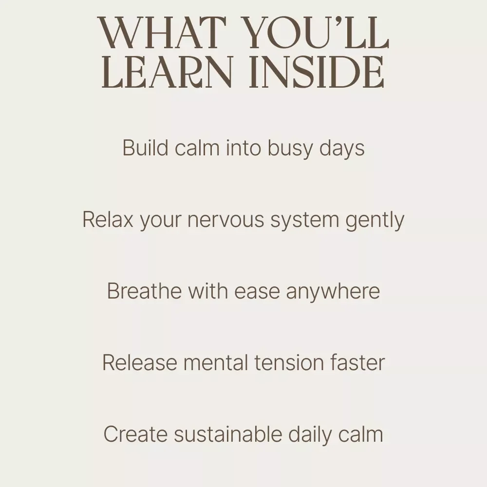 Breathe Better, Feel Lighter, Live Calmer – Soothing Relaxation Guide for Stress Relief, Mindful Breathing & Everyday Calm