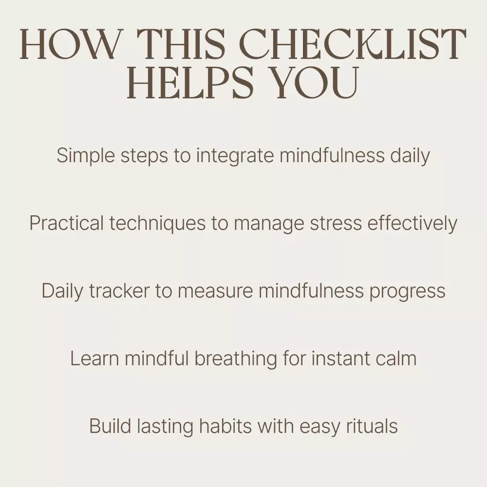 Mindful Living Made Easy with Stress-Free Action Plan: A Practical Guide to Mindfulness & Stress Reduction