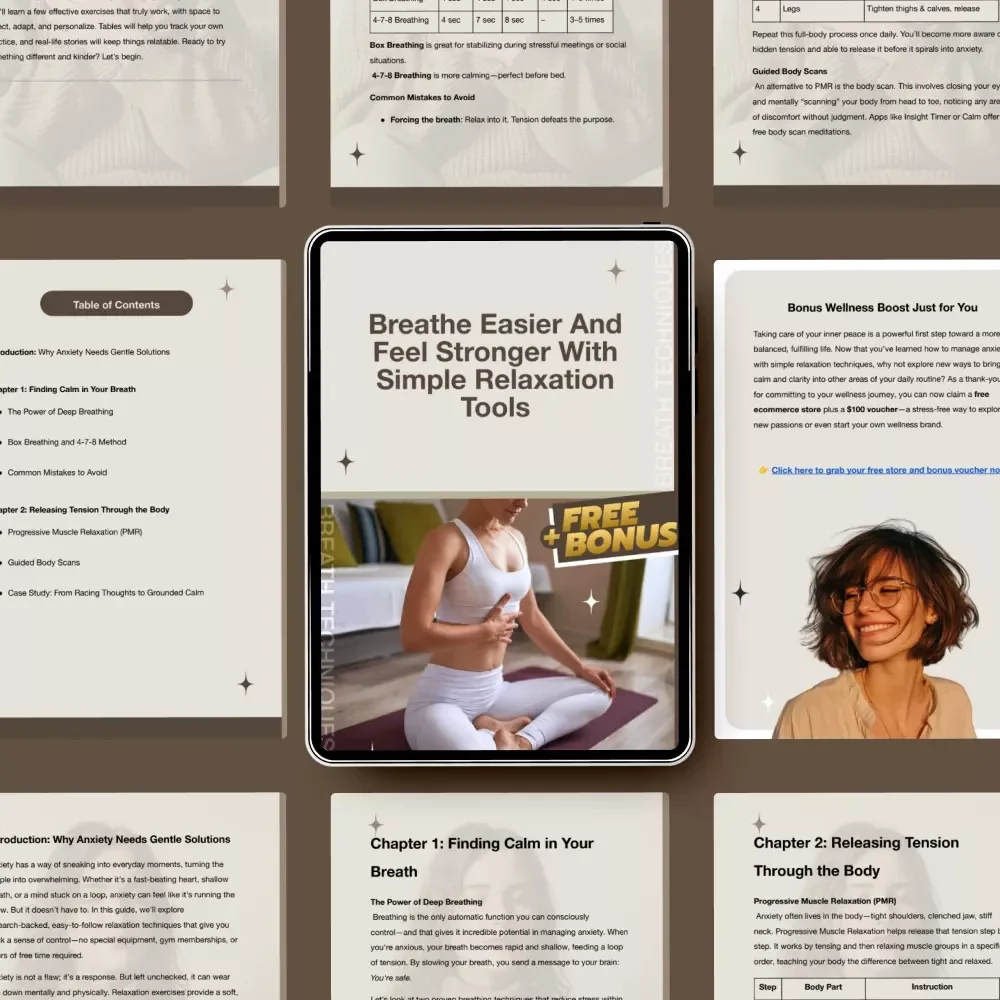 Breathe Easier and Feel Stronger with Simple Relaxation Tools - A Guide for Anxiety Relief and Stress Management