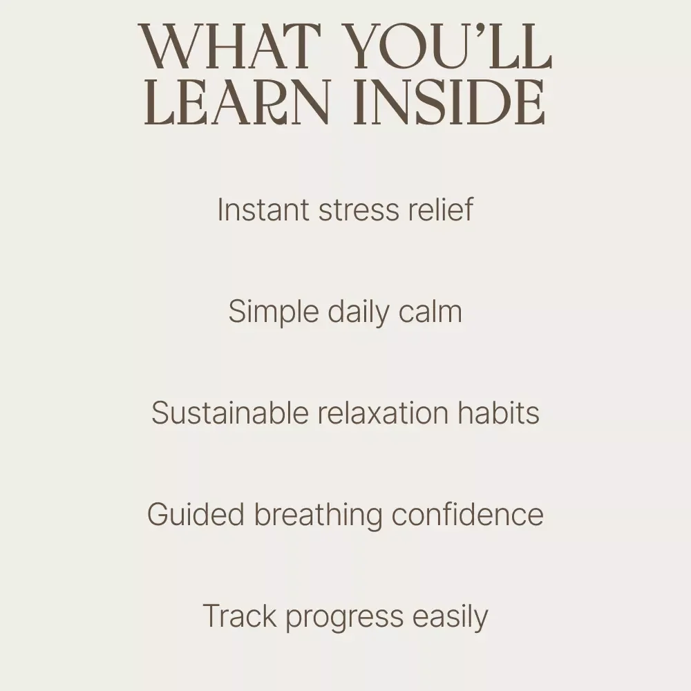 Breathe Easy and Relax Your Way to Inner Calm – Digital Guide with Simple Relaxation Exercises, Stress Relief & Daily Calm Routine