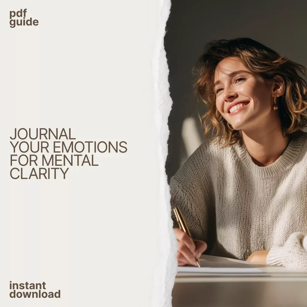 Write It Out and Feel Better – Guided Journal for Emotional Healing, How to Journal Your Feelings for Mental Health, Digital Download Guide