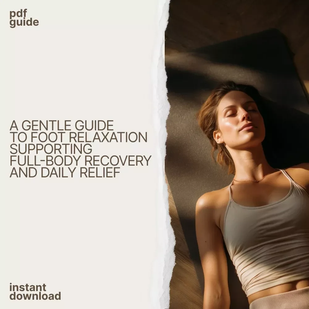 A Simple Guide to Relaxing Your Feet and Recharging Your Body | Foot Relaxation Guide for Full-Body Relief, Daily Recovery & Stress Reset