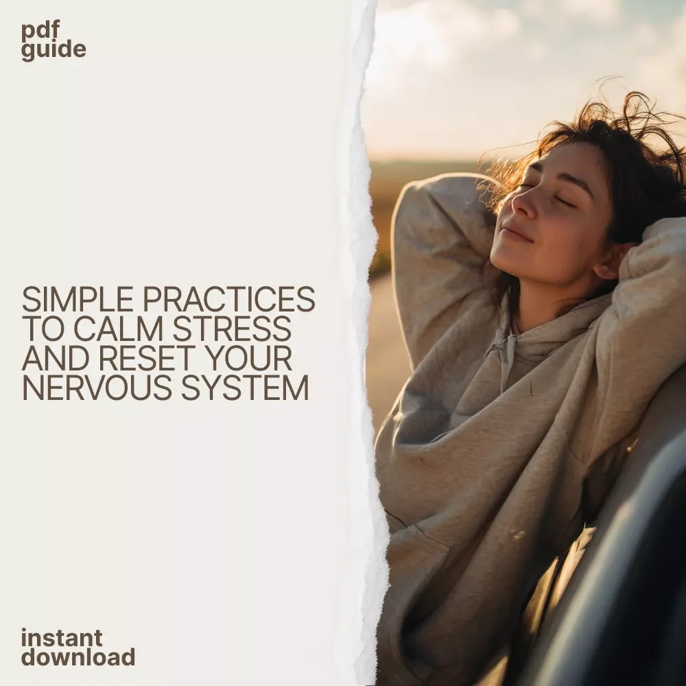 Simple Calming Exercises to Reset Your Mind and Body | Calming Exercises Guide for Stress Relief, Mindfulness, Deep Breathing & Daily Calm Routine