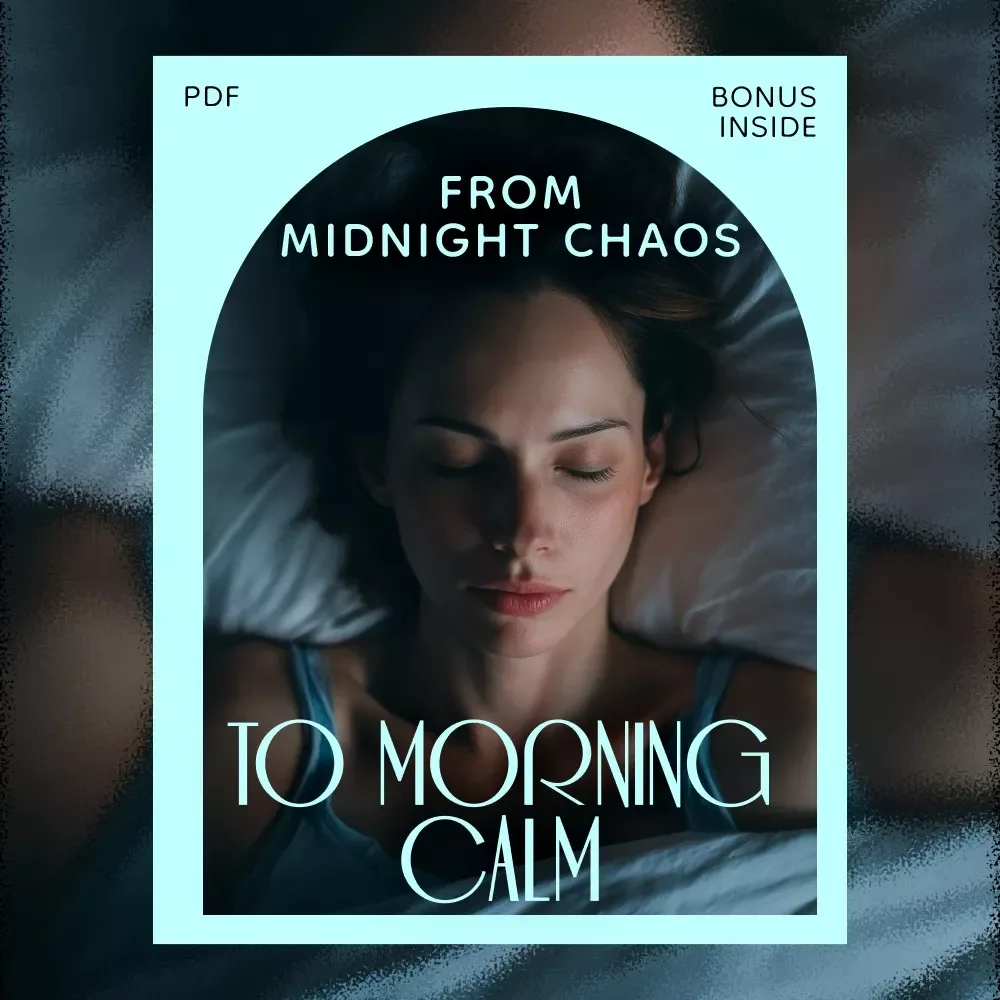 From Midnight Chaos to Morning Calm with the Sleep Fix Checklist | How to Improve My Sleep Schedule | Printable Digital Sleep Reset Guide