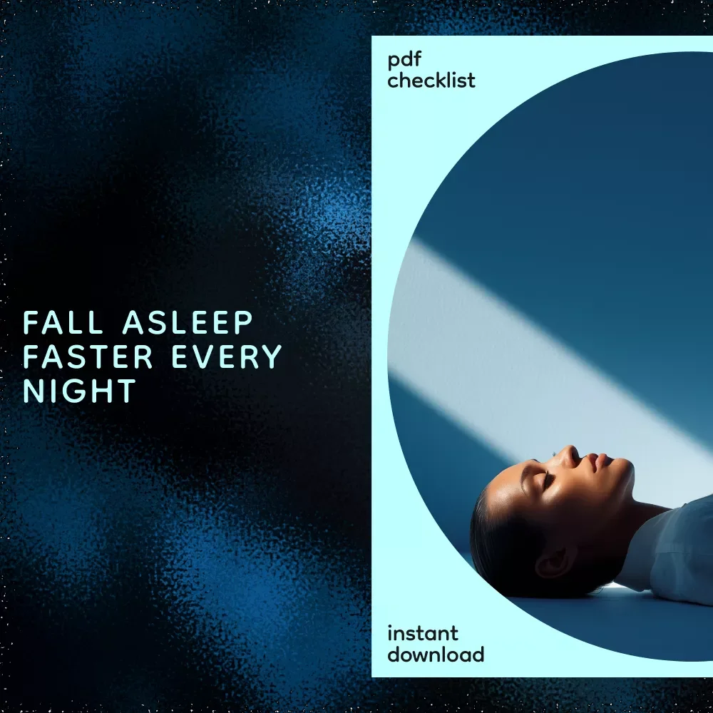 Sleep Fast Success Checklist: Your Path to Quick, Restful Nights – Easy Night Routine, Bedtime Habits Guide, How to Go to Sleep Fast Digital Checklist