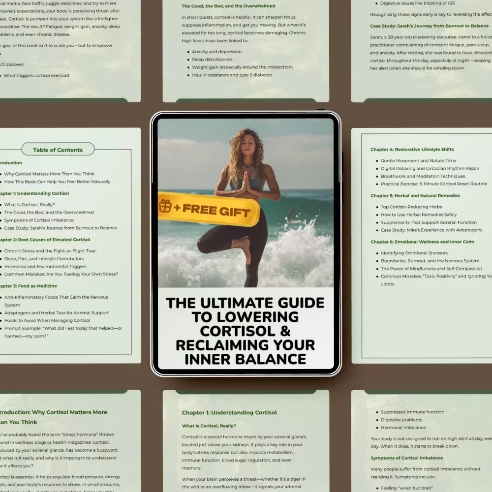 The Ultimate Guide to Lowering Cortisol & Reclaiming Your Inner Balance: Natural Remedies for Cortisol Reduction eBook for Stress Relief, Mindfulness, and Hormonal Health