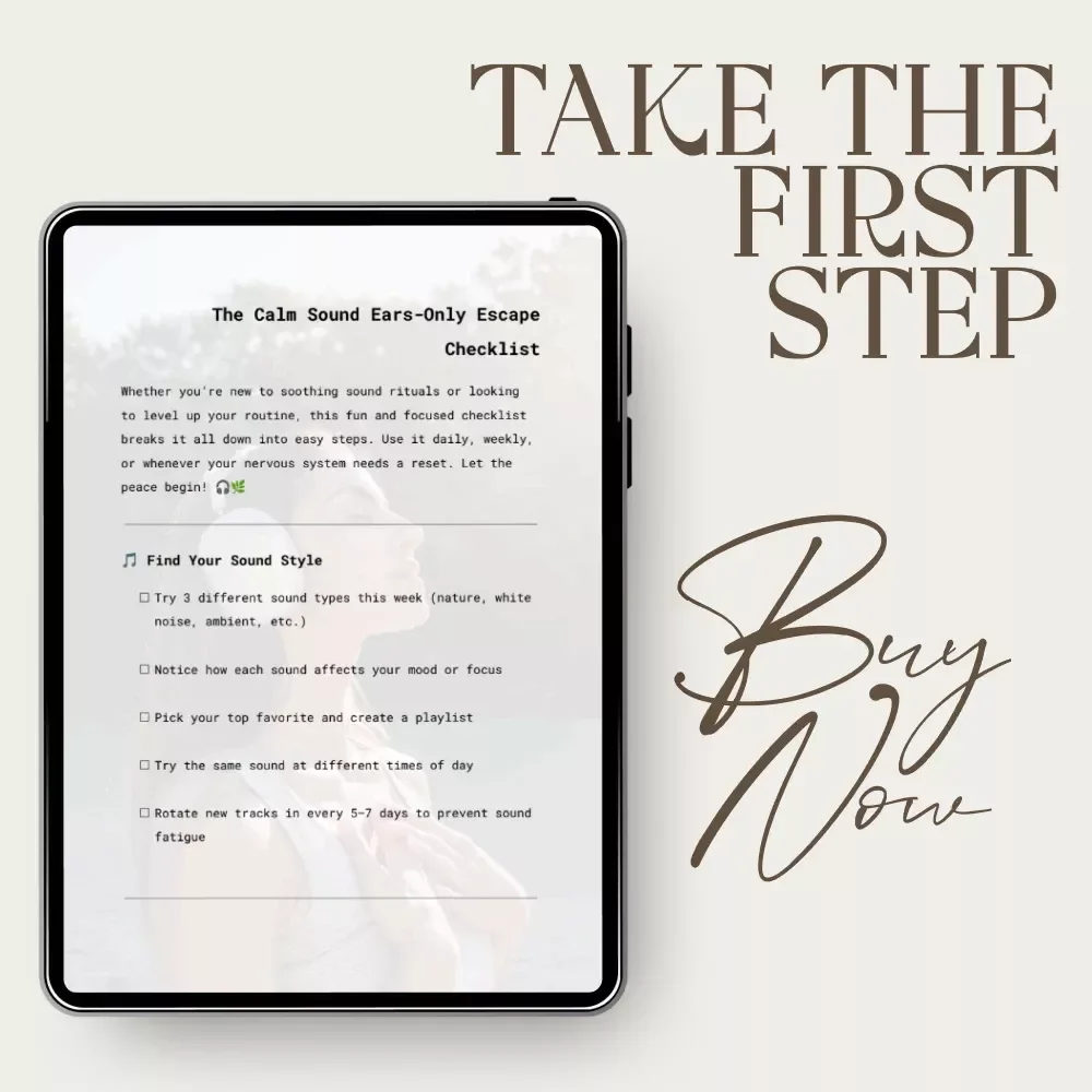 The Calm Sound Ears-Only Escape Checklist – A Step-by-Step Guide to Relaxation and Focus