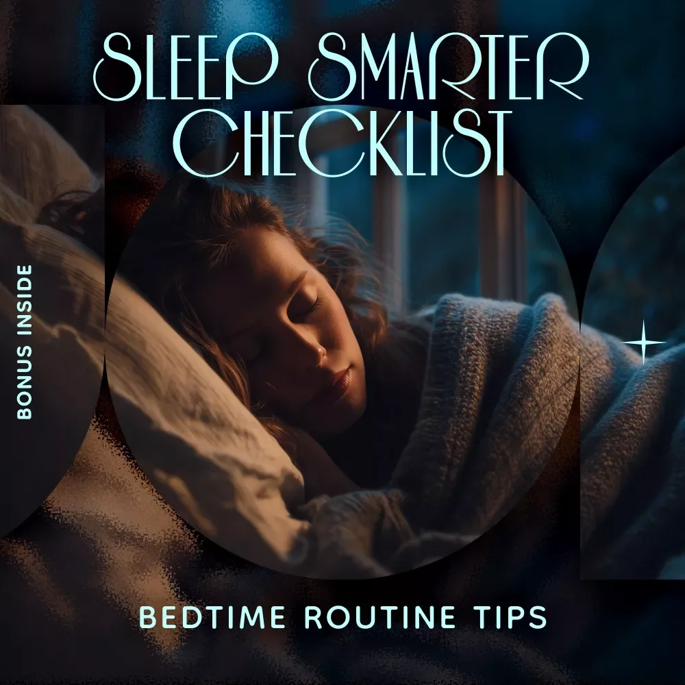 Sleep Smarter Checklist – How Do You Fall Asleep Faster Guide, Digital Download, Bedtime Routine Tips, AI-Assisted Sleep & Relaxation Techniques