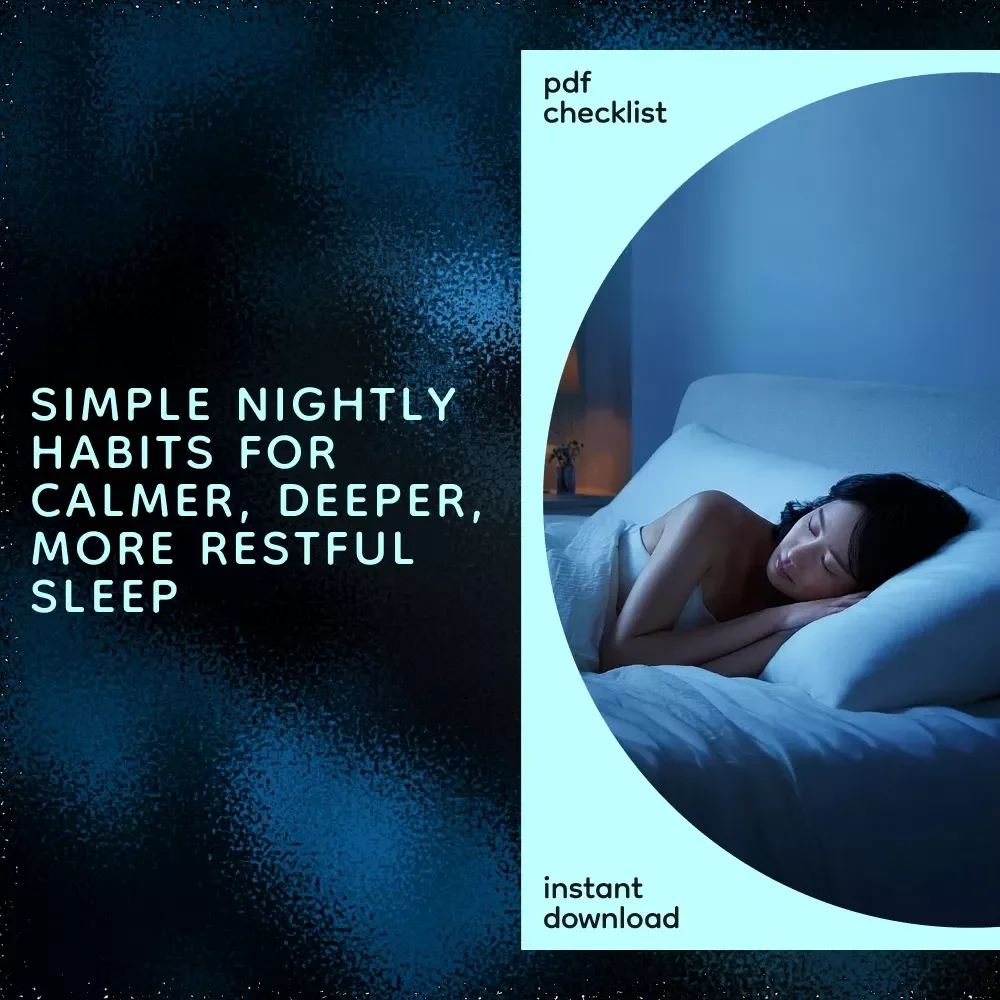 Your Nightly Routine for Calm and Restful Nights – Digital Sleep Checklist, Evening Ritual Guide, Relaxation Techniques for Sleep