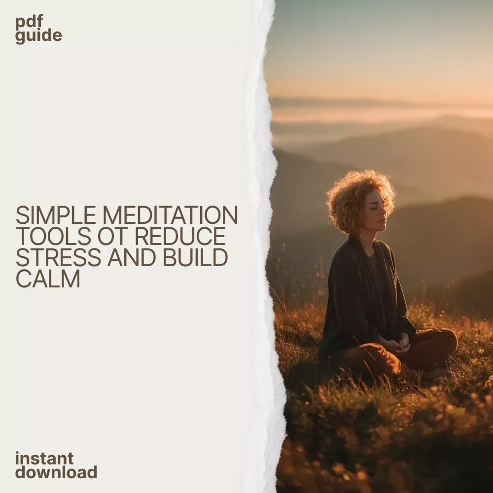 Finding Your Calm Through Meditation and Relaxation – A Practical Guide to Meditation and Relaxation for Stress Relief, Mindfulness, and Everyday Balance