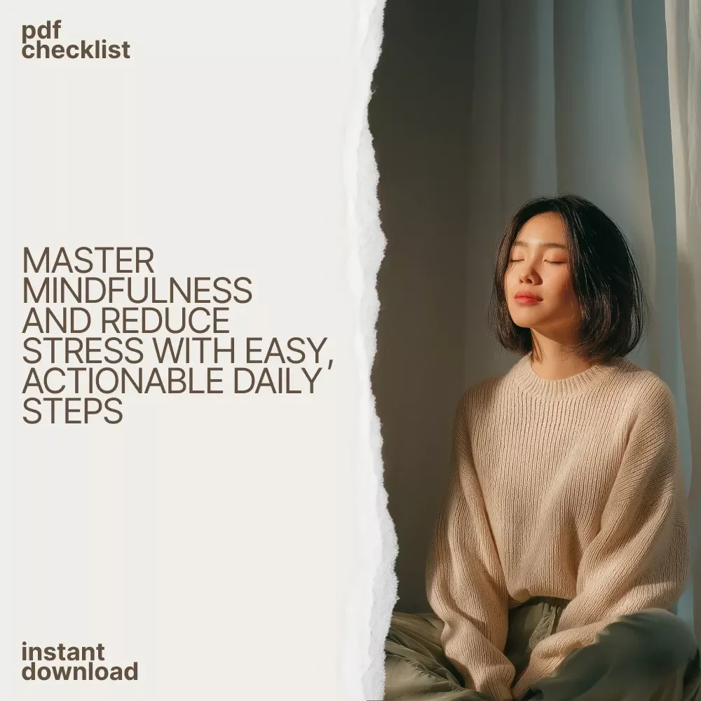 Mindful Living Made Easy with Stress-Free Action Plan: A Practical Guide to Mindfulness & Stress Reduction