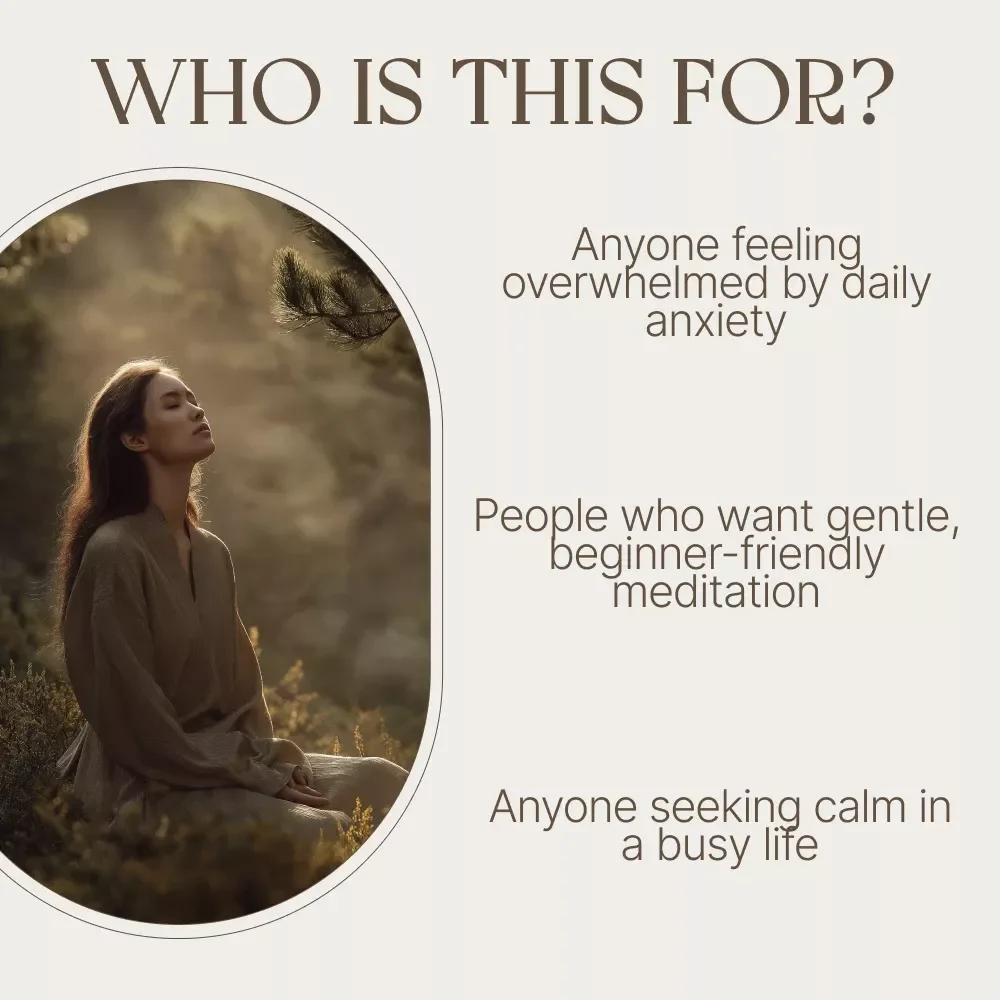 A Gentle Guide to Guided Meditation for Deep Sleep and Lasting Calm | Digital Download Sleep Meditation Guide, Relaxation eBook, Guided Meditation for Insomnia & Stress Relief