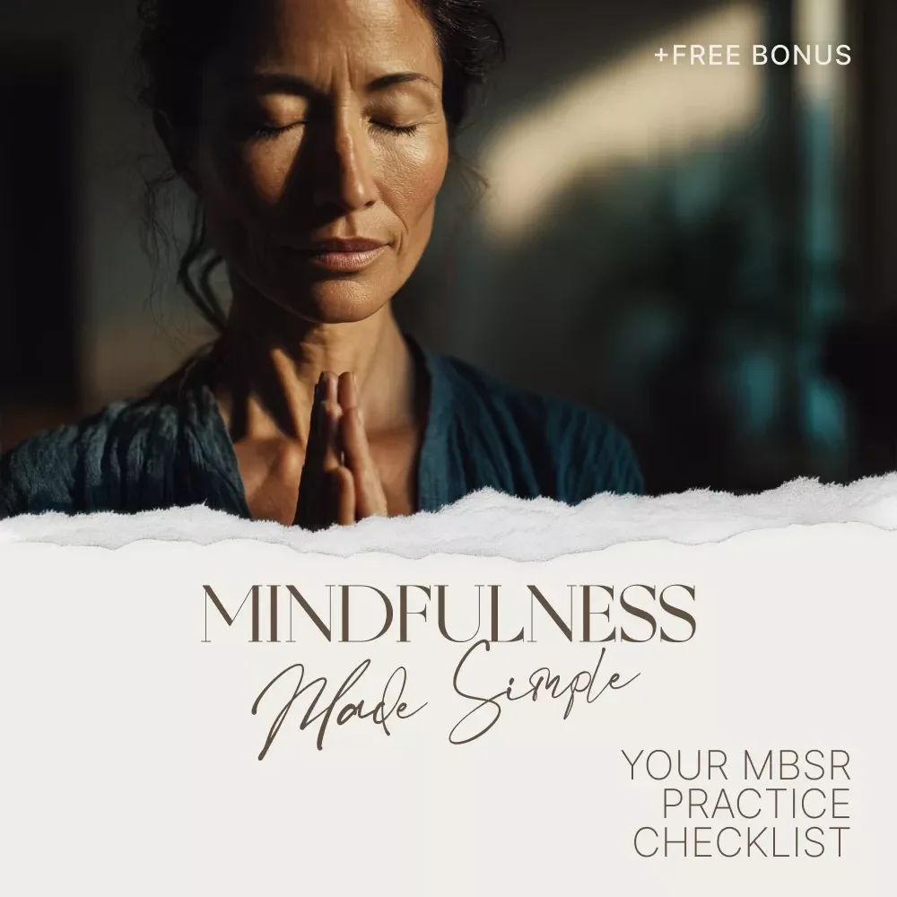 Mindfulness Made Simple: Your MBSR Practice Checklist | mbsr mindfulness based stress reduction Daily Routine Guide