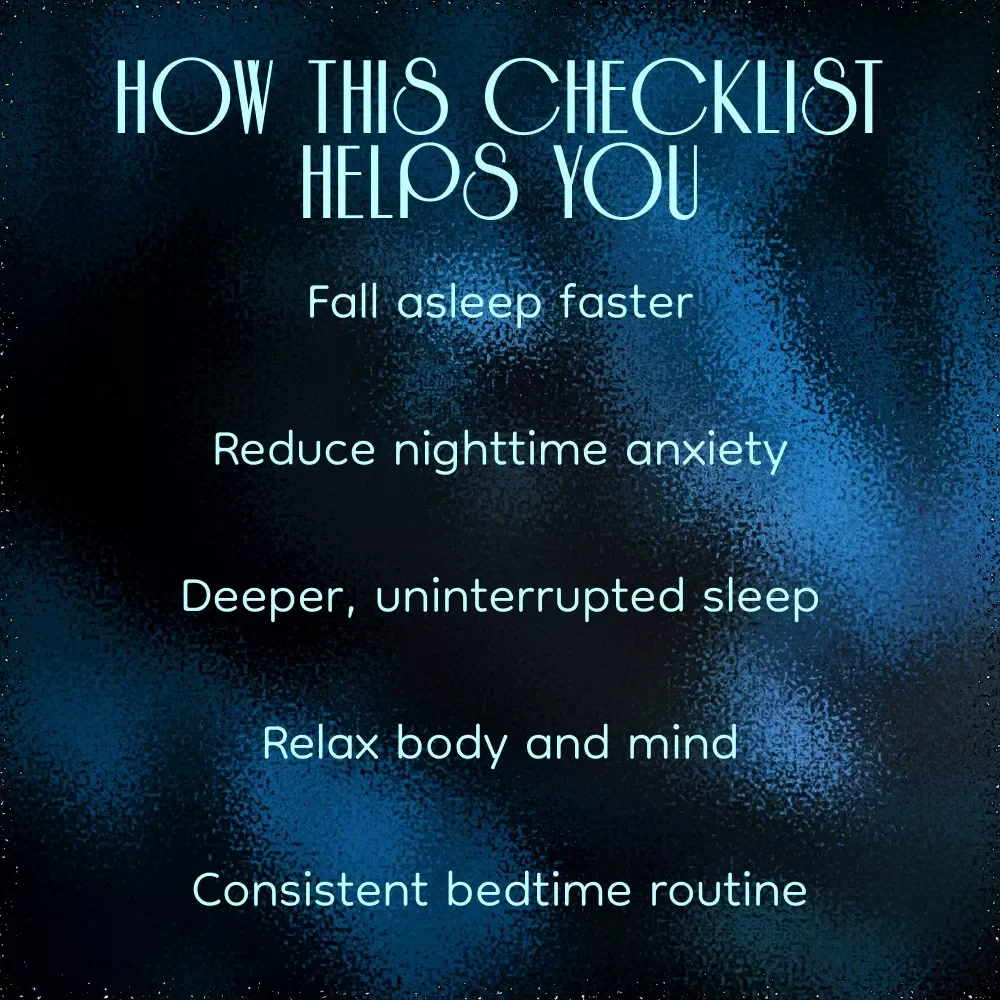 Your Nightly Routine for Calm and Restful Nights – Digital Sleep Checklist, Evening Ritual Guide, Relaxation Techniques for Sleep