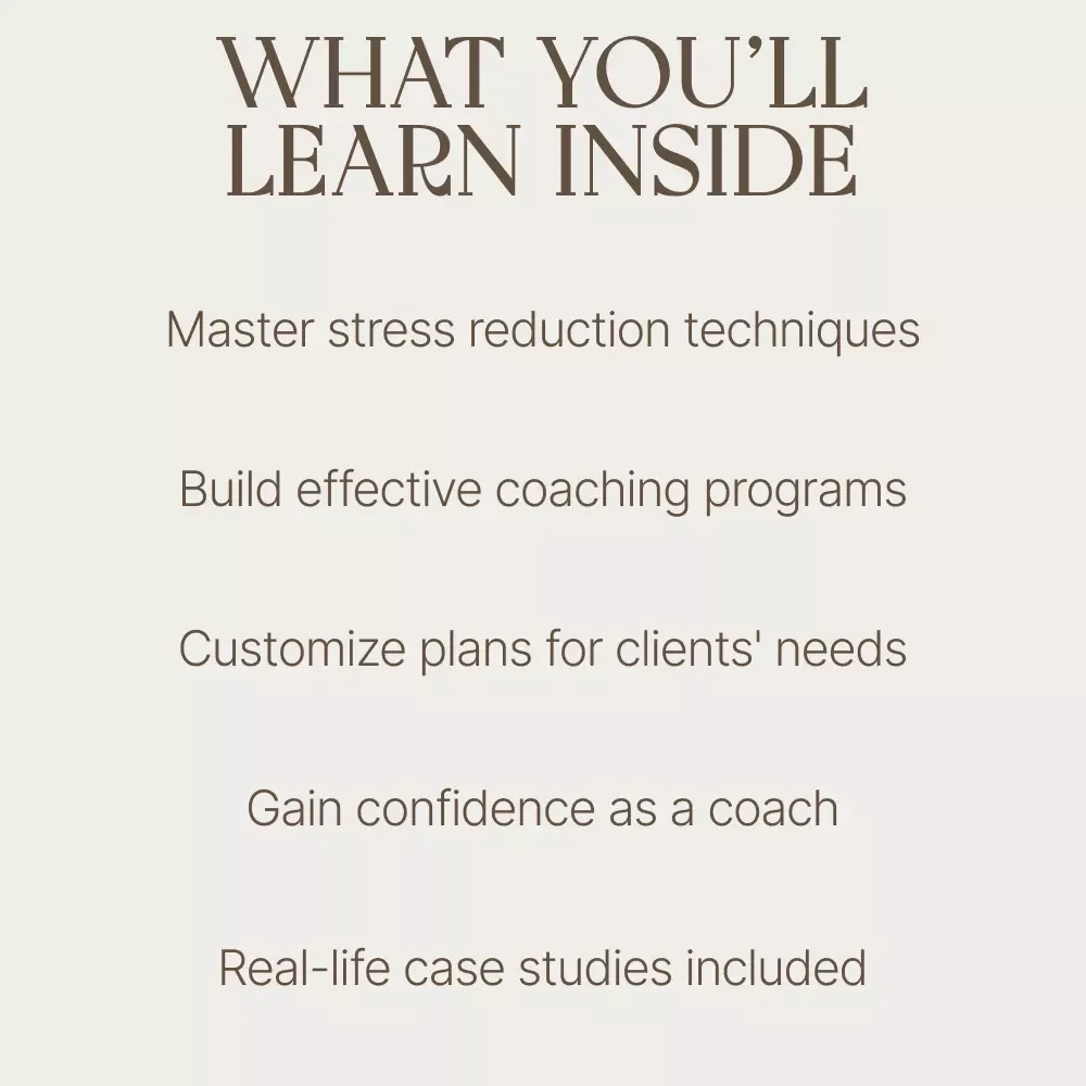 Your Guide to Becoming a Stress Reduction Coach: Your Path to Helping Others Find Peace