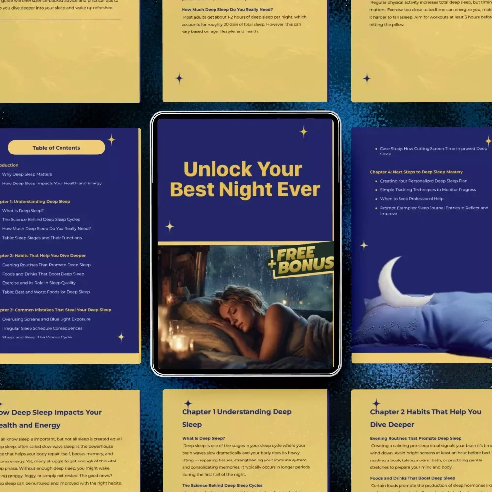 Unlock Your Best Night Ever: The Ultimate Guide to Increasing Your Deep Sleep