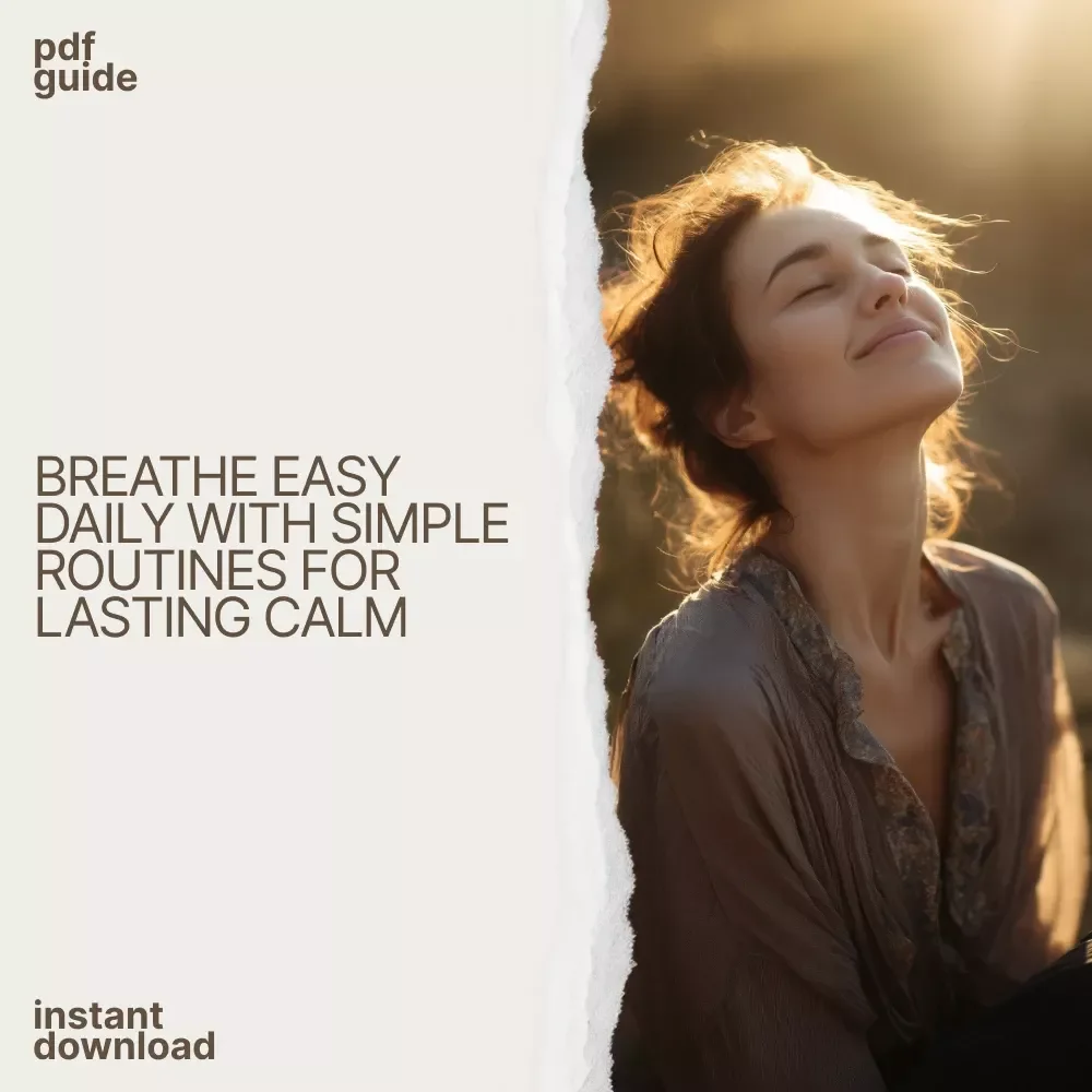 Breathe Easy and Relax Your Way to Inner Calm – Digital Guide with Simple Relaxation Exercises, Stress Relief & Daily Calm Routine