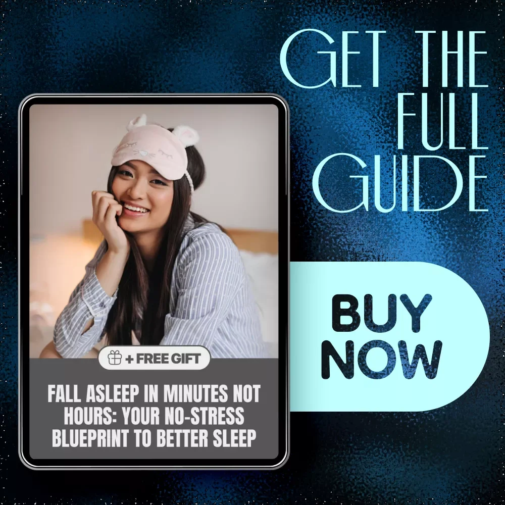 Fall Asleep in Minutes Not Hours: Your No-Stress Blueprint to Better Sleep | Easy Night Routine Guide for Anyone Learning how to sleep faster