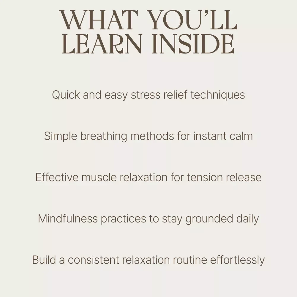 Breathe Easier and Feel Stronger with Simple Relaxation Tools - A Guide for Anxiety Relief and Stress Management