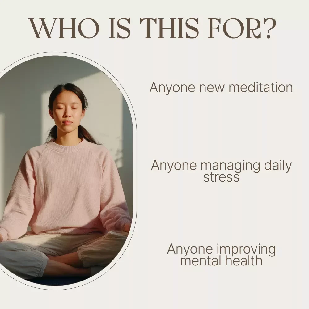 A Fun & Focused Meditation Checklist for Better Mental Health | Daily Mindfulness Routine, Stress Relief Guide, Can Meditation Improve Mental Health