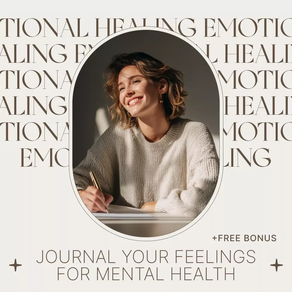 Emotional Healing – A Gentle Journaling Checklist: how to journal your feelings for mental health