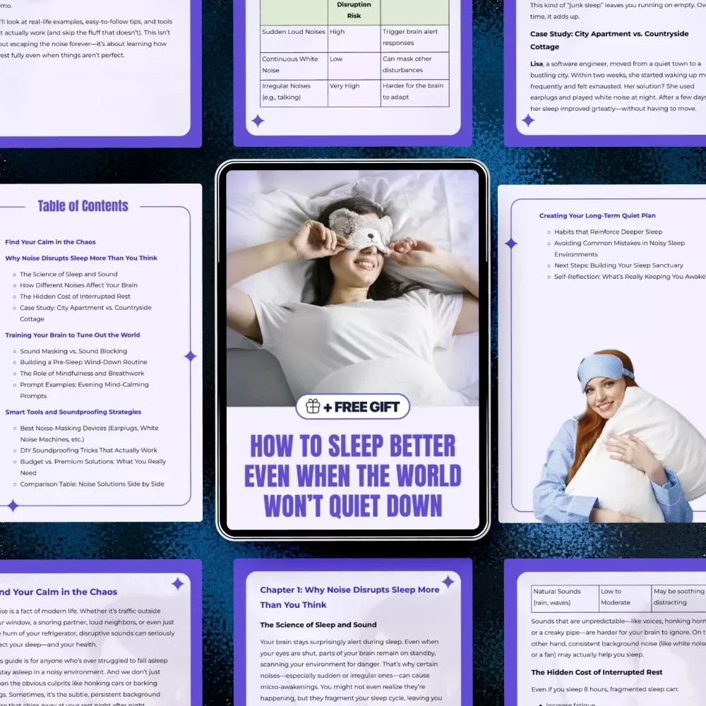 How to Sleep Better Even When the World Won’t Quiet Down | Practical Guide on how to sleep with noise | Restful Sleep for Light Sleepers & City Living