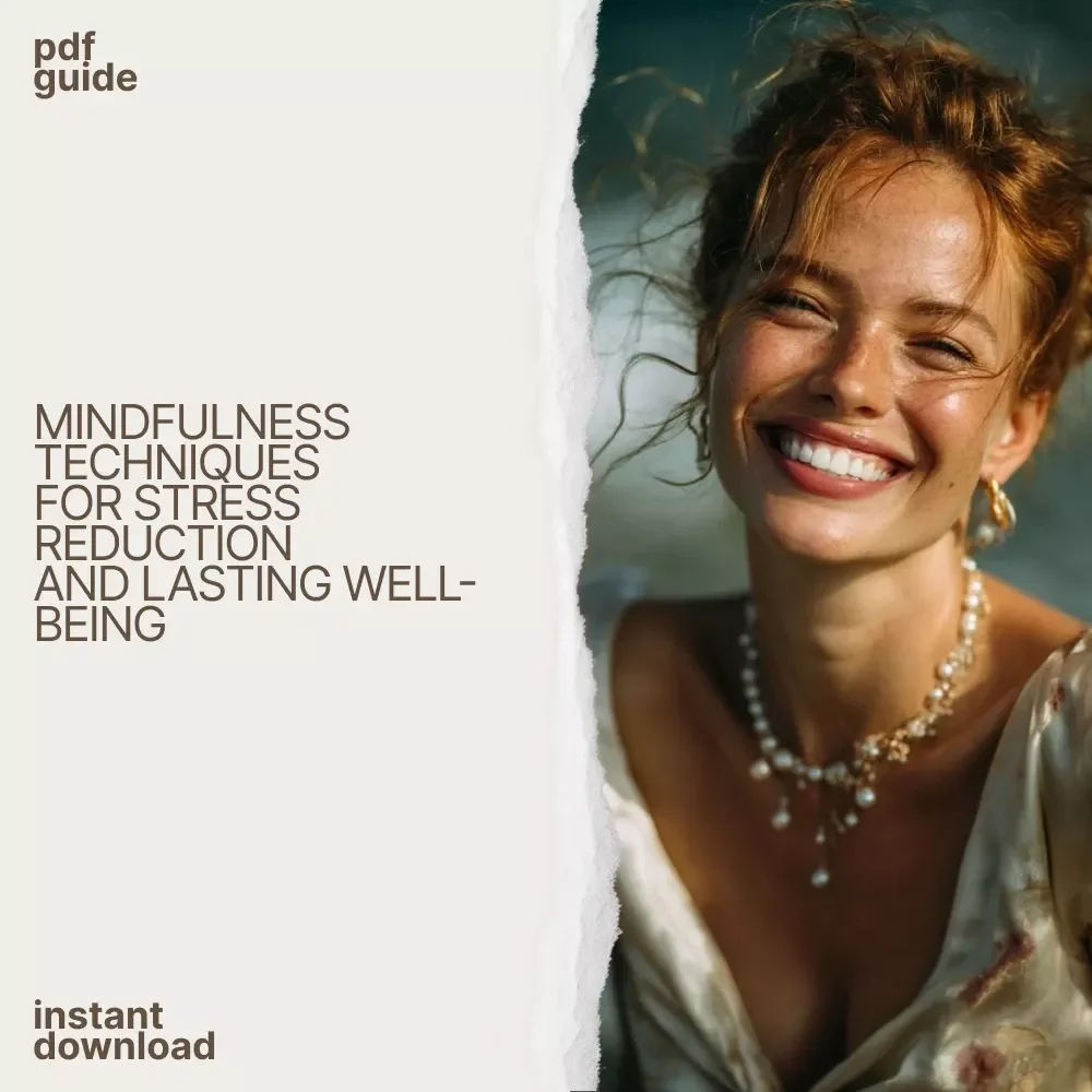 A Practical Path to Mindfulness and Stress Relief Guide - Digital Download for Mindfulness and Stress Reduction