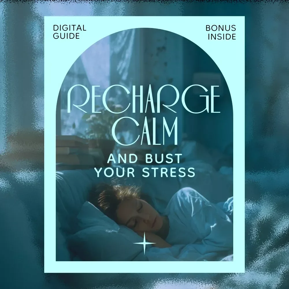 Recharge Calm and Bust Your Stress Checklist | Stress Relief Guide with Napping Tips