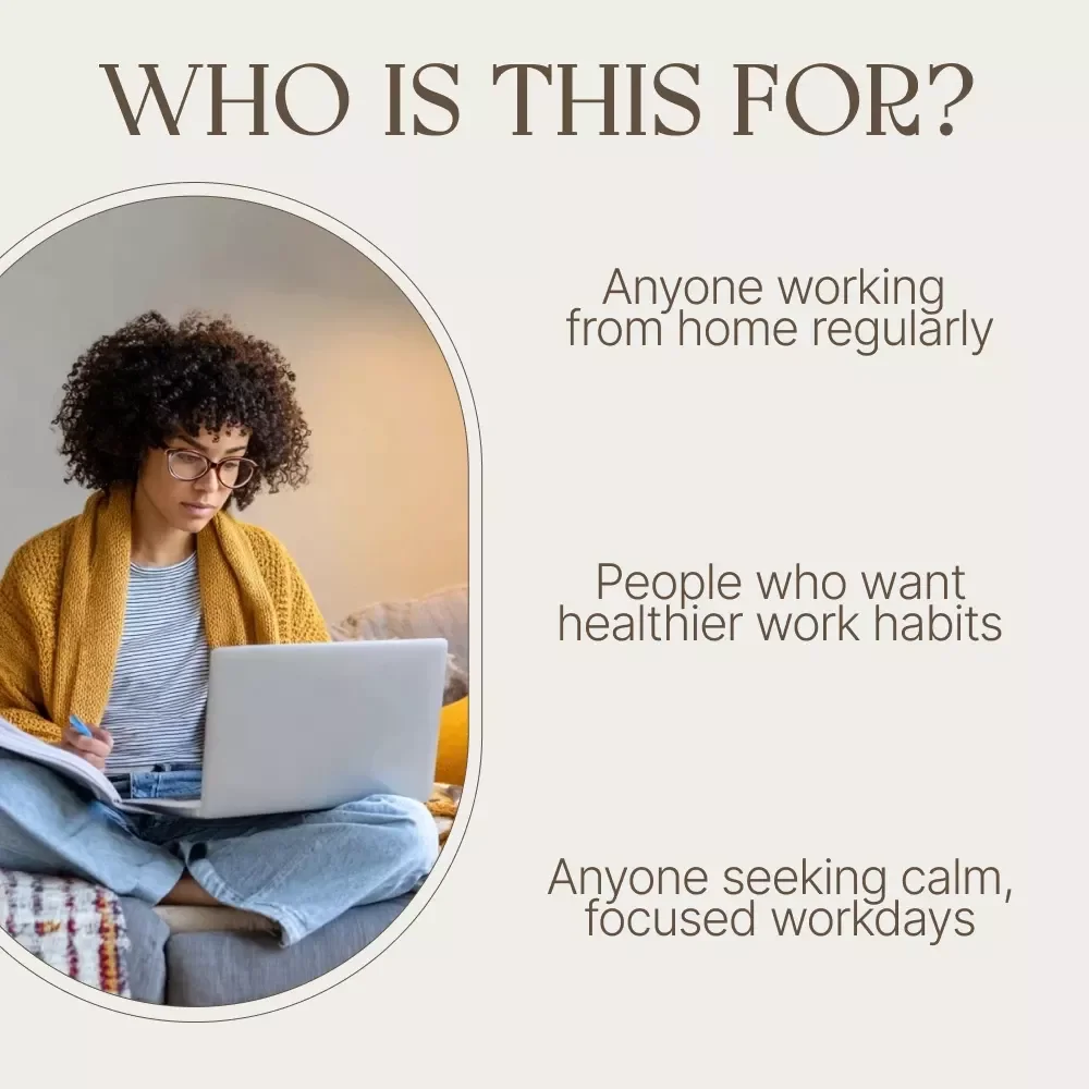 Your Ultimate Work-From-Home Wellness Checklist – Digital Checklist for Balance, Focus & Working from Home Mental Health Benefits