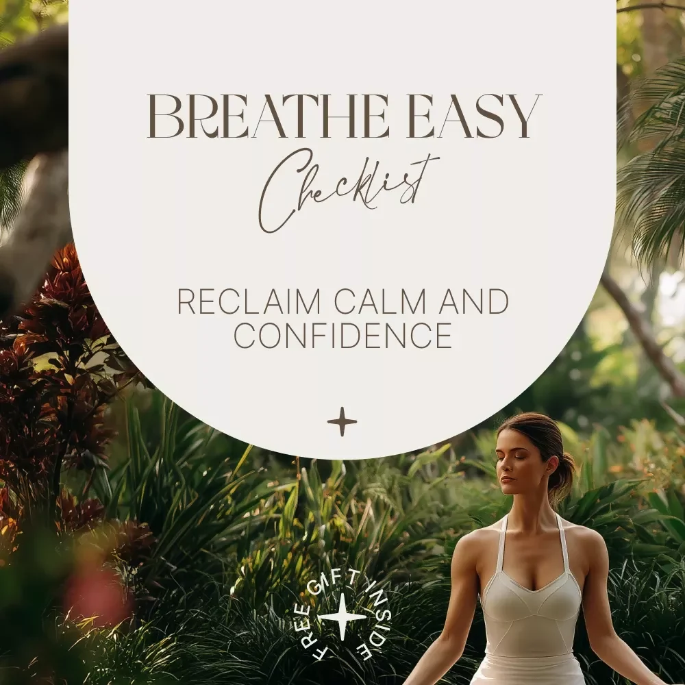Breathe Easy Checklist to Reclaim Calm and Confidence – Digital Download, Breathwork Guide for Anxiety Relief, Daily Mindfulness & Stress Management