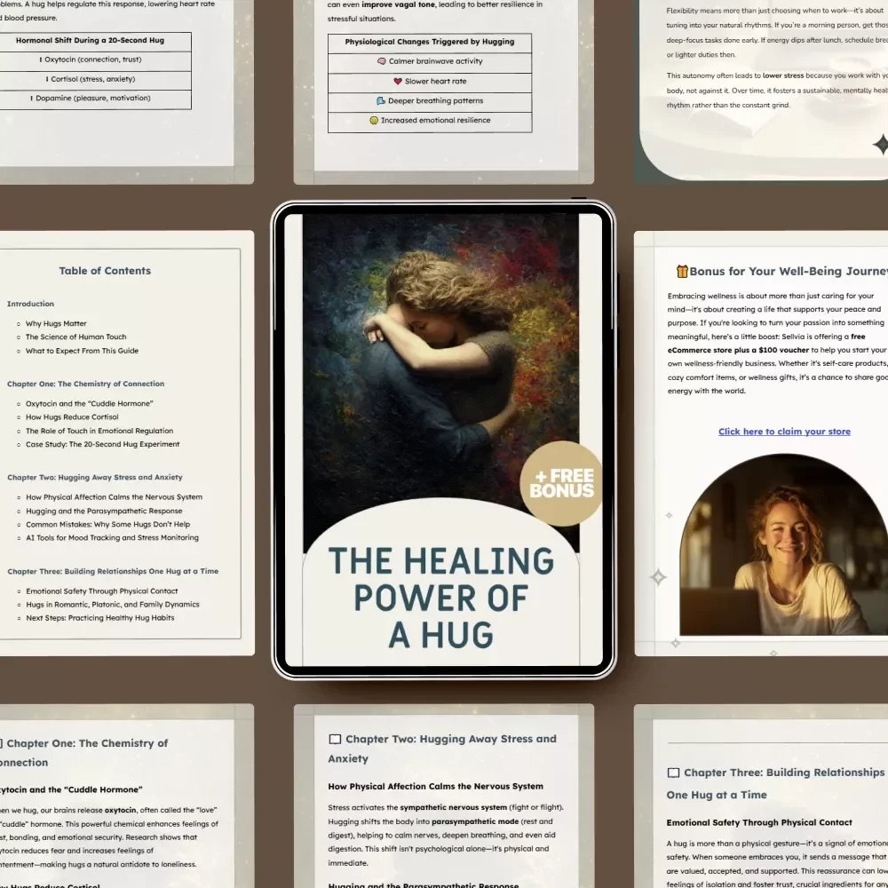 The Healing Power of a Hug – Guide to the Benefits of Hugging for Mental Health, Emotional Connection & Stress Relief