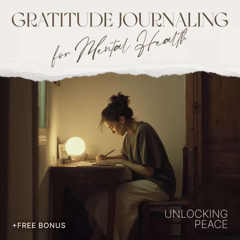 Unlocking Peace Through Gratitude Journaling – Guided Digital Journal for Calm & Clarity | Mindfulness Guide with Gratitude Journal Prompts for Mental Health