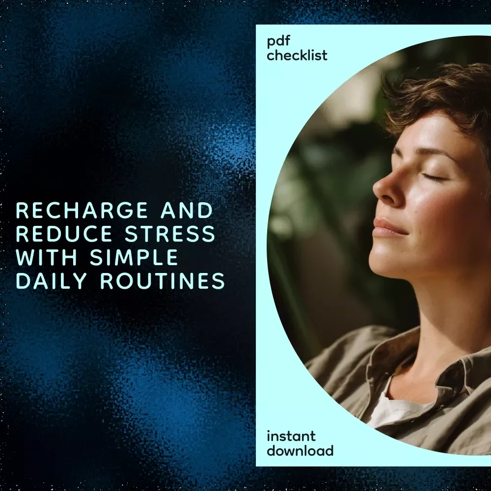 Recharge Calm and Bust Your Stress Checklist | Stress Relief Guide with Napping Tips
