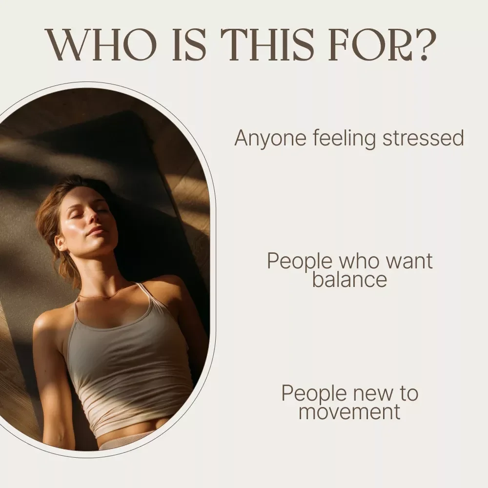 Stress-Free Movement Checklist | Simple Physical Activity and Stress Reduction Guide for Daily Calm, Mind-Body Balance, and Sustainable Wellness Habits