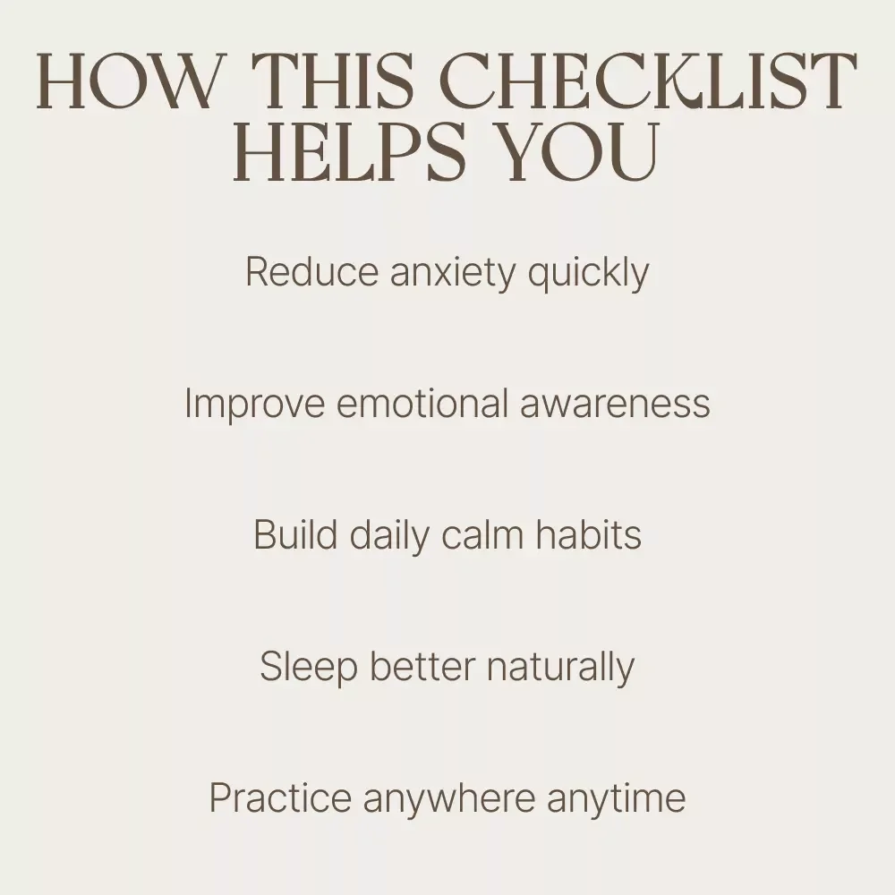 The Calm Kit: Your Daily Breathing Rituals for Less Stress – Deep Breathing Exercises for Anxiety Checklist & Guided Breathwork